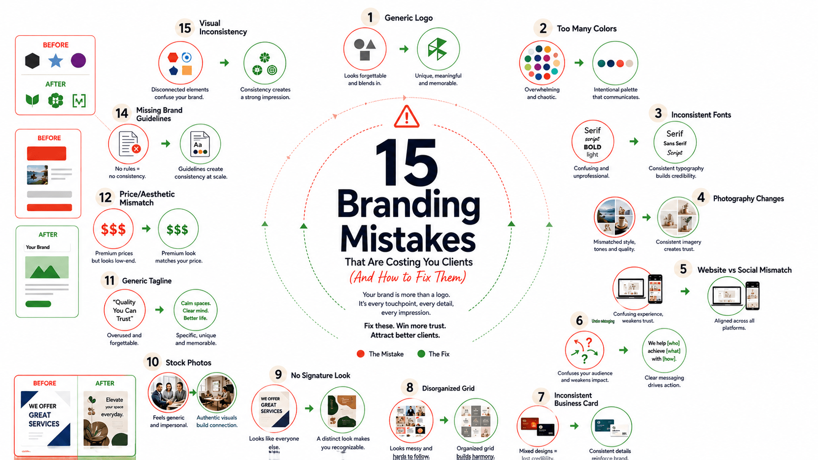 15 Brand identity mistakes