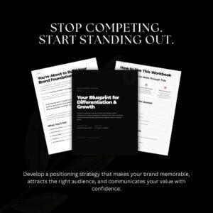 Homepage Brand positioning workbook 1