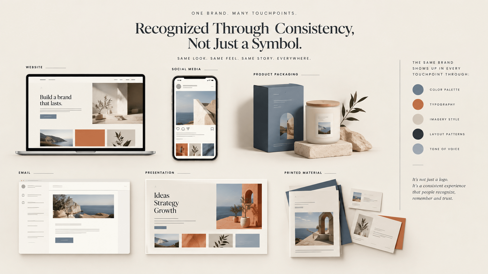 Logo vs brand framework