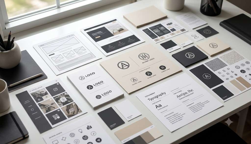 Brand audit of existing visual identity assets