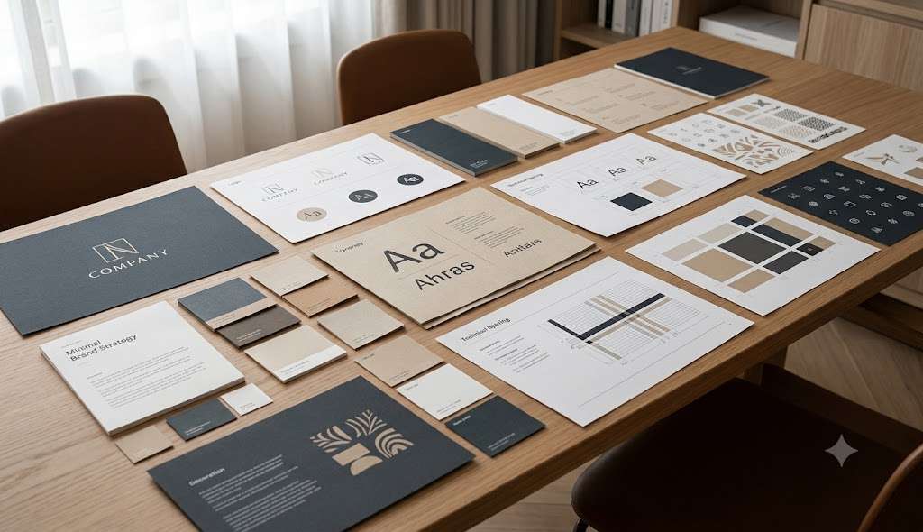 Brand identity and brand design system components